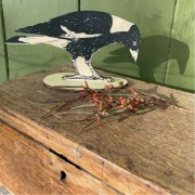 Bridget Farmer | Standing Bird Ornament | Australian Magpie